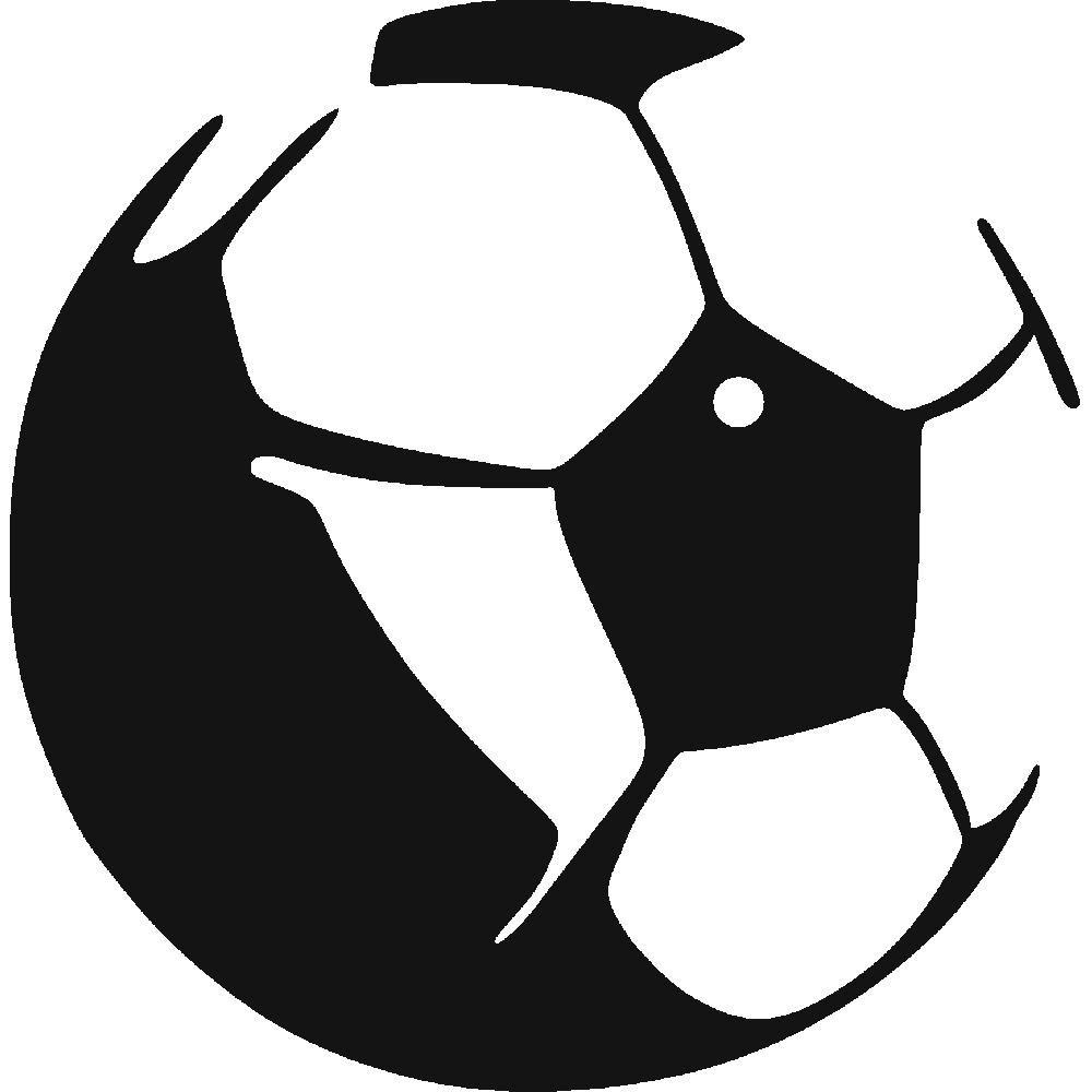 Muur sticker: aanpassing van Ballon de foot
