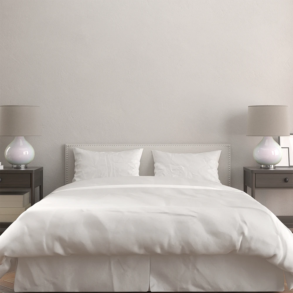 Chambre Adulte - lit blanc