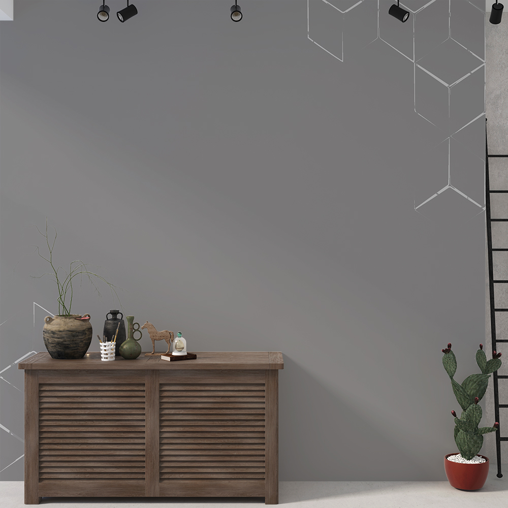 Mur graphique gris