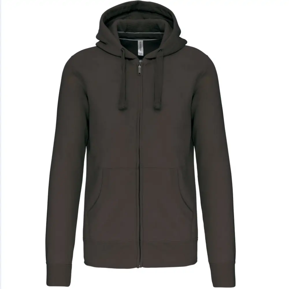 Sweat capuche zippé