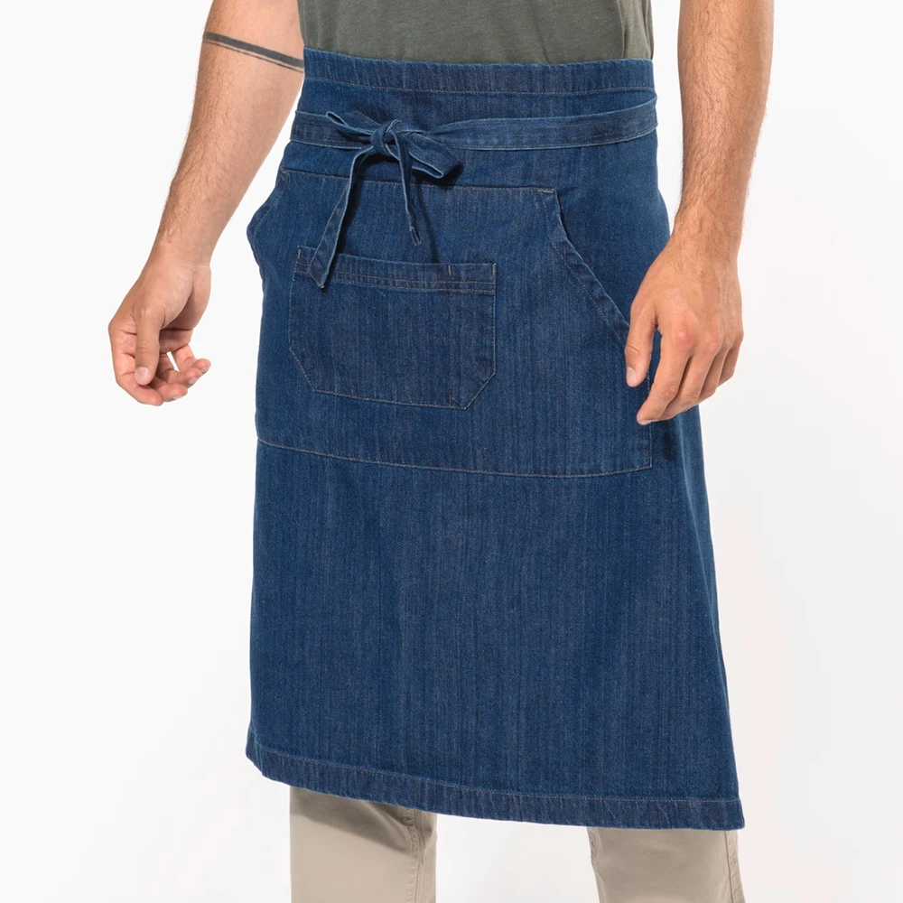 Tablier coton long