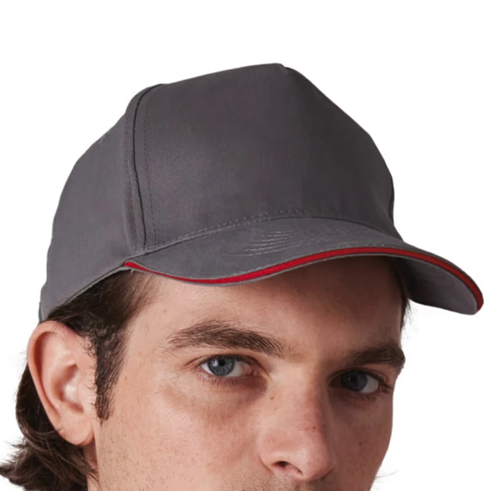 Casquette sandwich contrastée