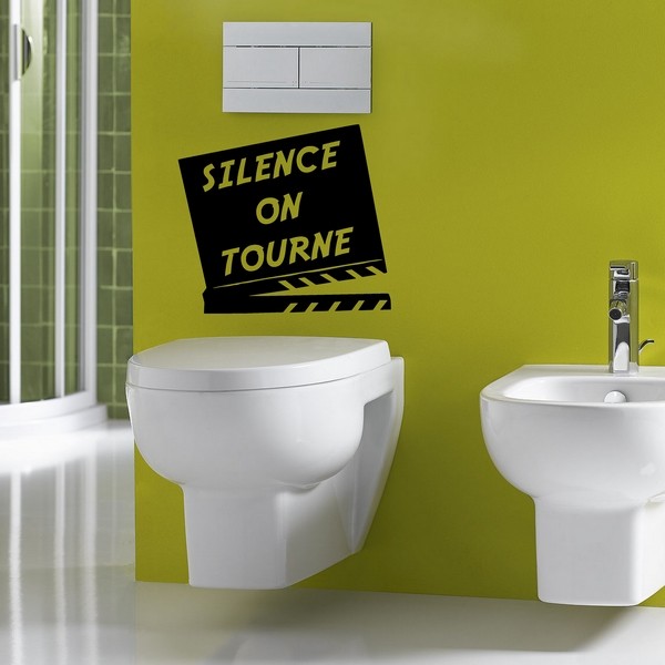 Stickers Silence On Tourne Art Stick