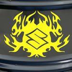 Suzuki Logo Flammes