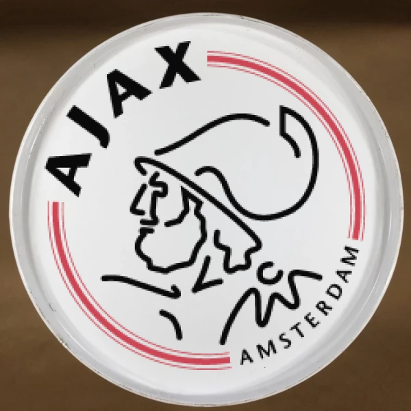 Sticker Ajax Amsterdam Logo bicolor