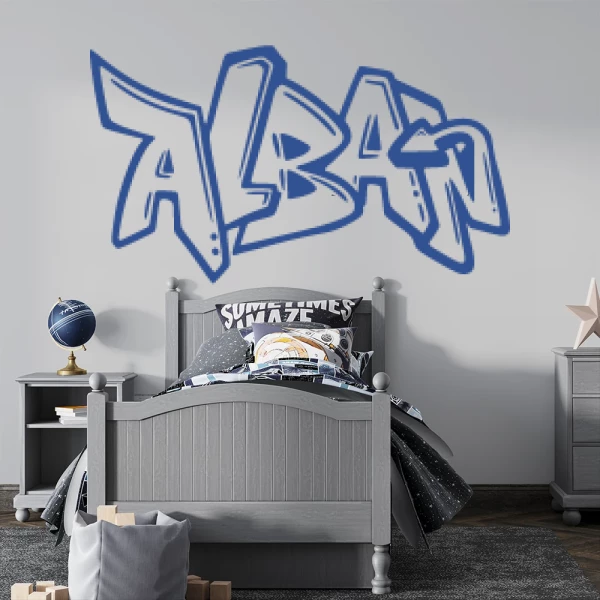 Sticker Alban Graffiti
