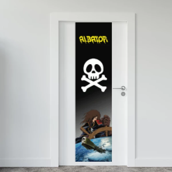 Sticker Albator imprimé