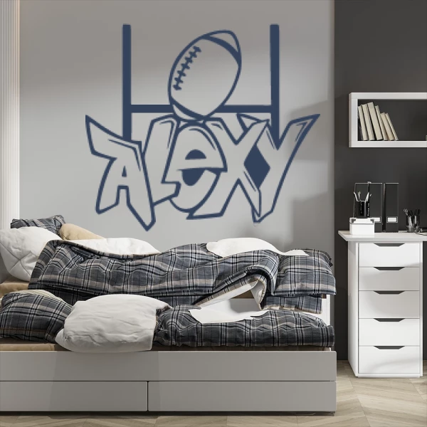 Sticker Alexy Graffiti Rugby