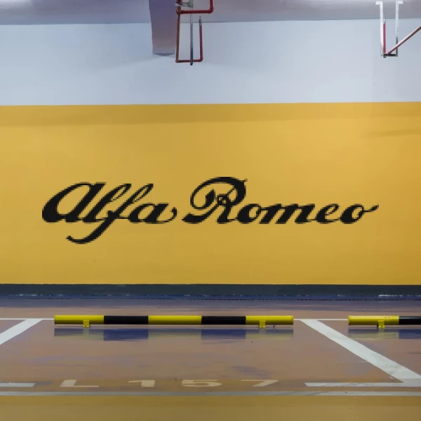Sticker Alfa Romeo Texte