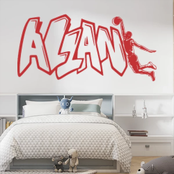 Sticker Allan Graffiti Basketball