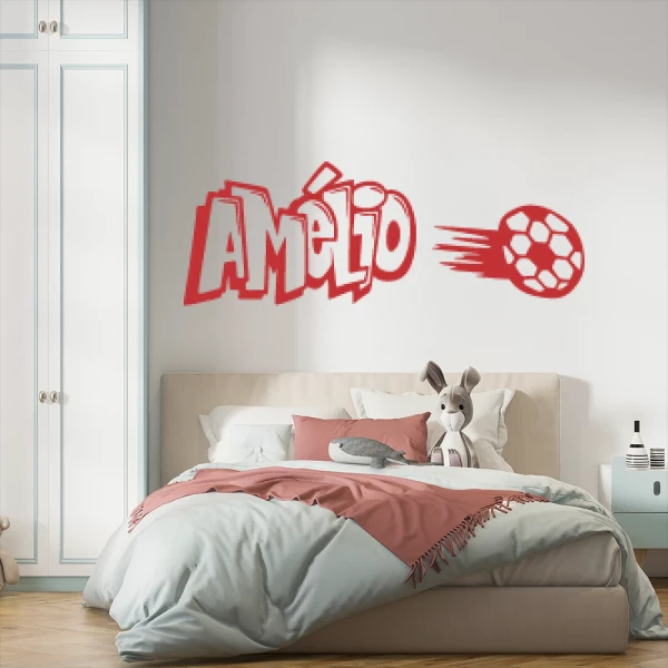 Sticker Amélio Graffiti Football