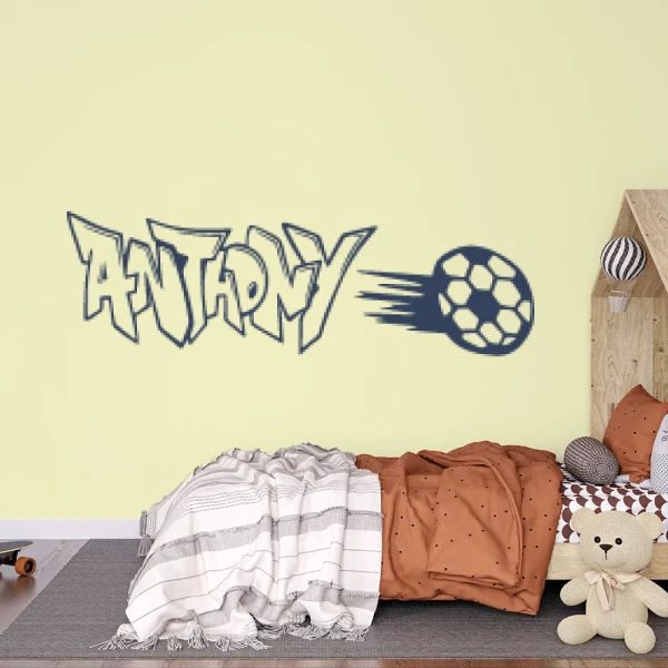 Sticker Anthony Graffiti Football