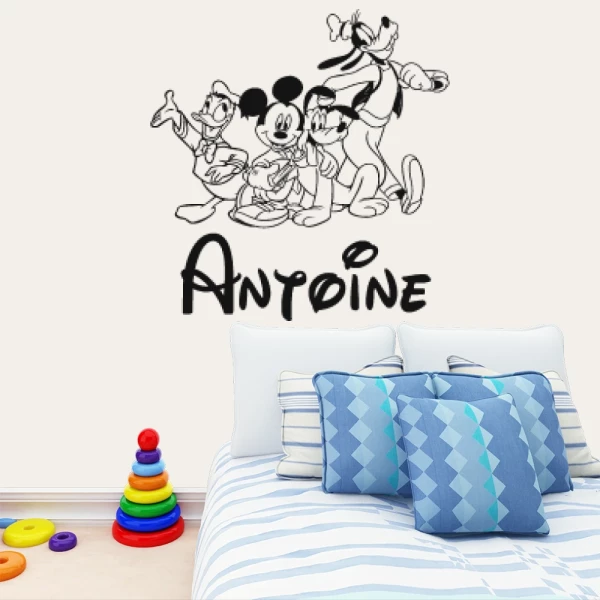 Sticker Antoine Bande à Mickey