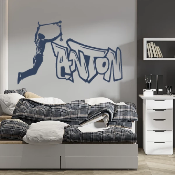 Sticker Anton Graffiti Trottinette