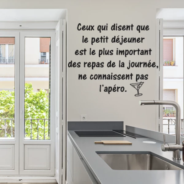Sticker Apéro - Déjeuner