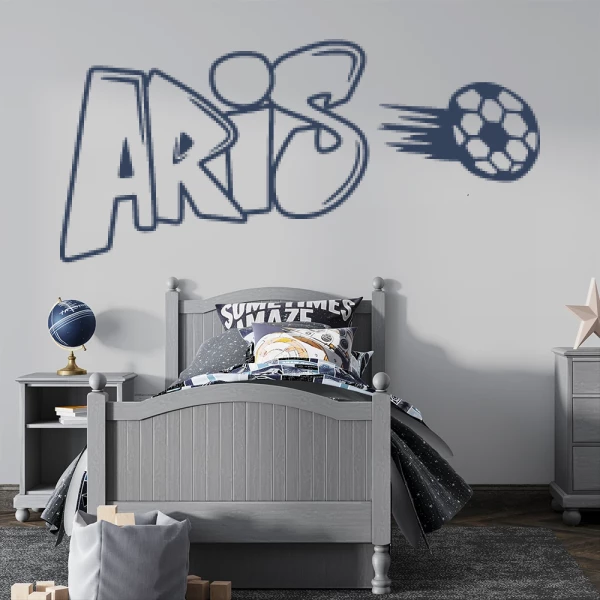 Sticker Aris Graffiti Football