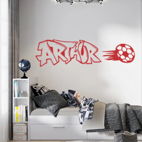 Sticker Arthur Graffiti Foot