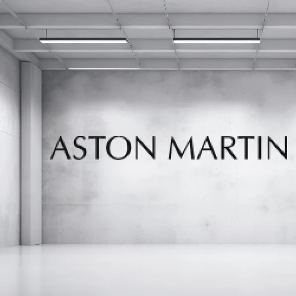 Sticker Aston Martin Texte
