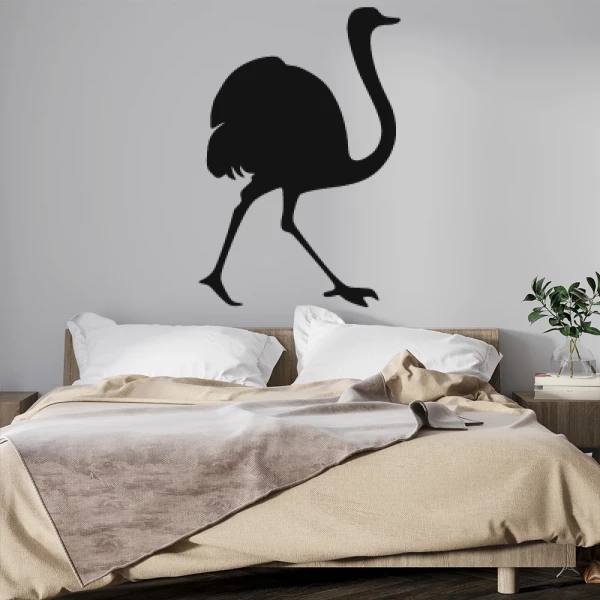 Sticker Autruche