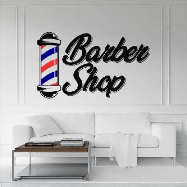 Sticker Barber Shop Texte