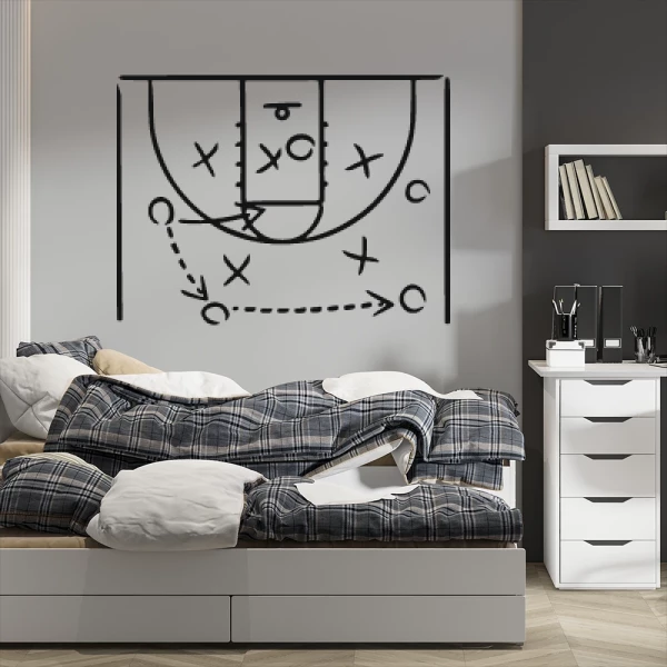 Sticker Basket Ball - Tactique