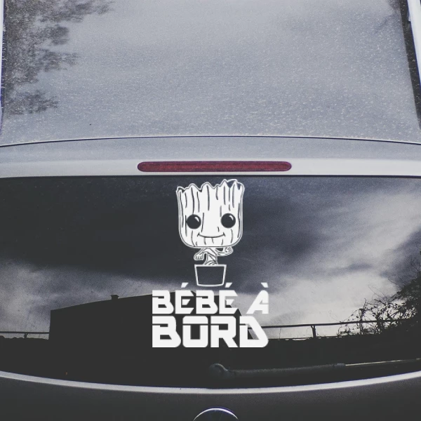 Sticker Bébé à bord - Groot