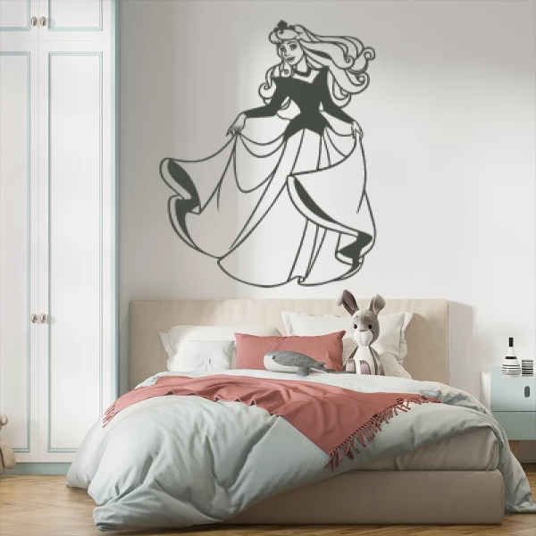 Sticker Belle au bois dormant 2