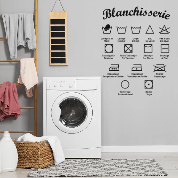 Sticker Blanchisserie