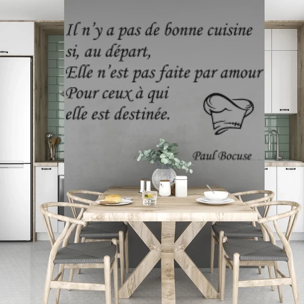 Sticker Bonne cuisine - Bocuse