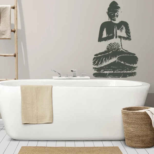 Sticker Bouddha en méditation