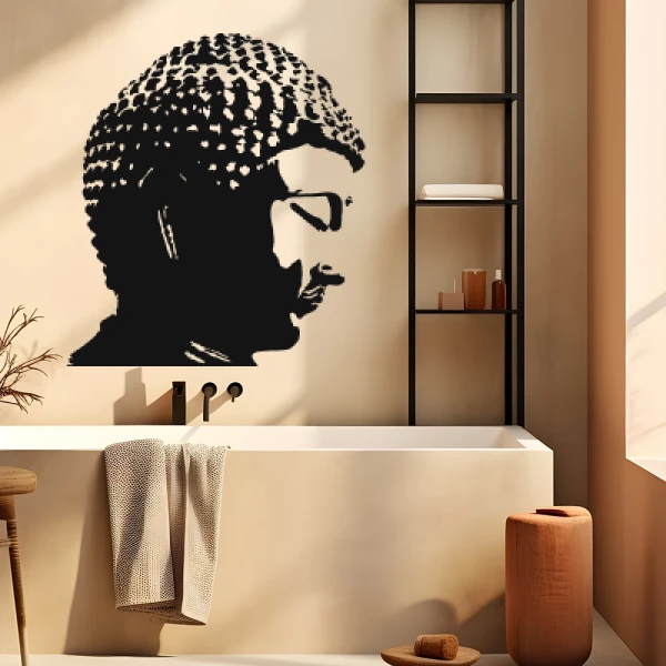 Sticker Bouddha Profil 2