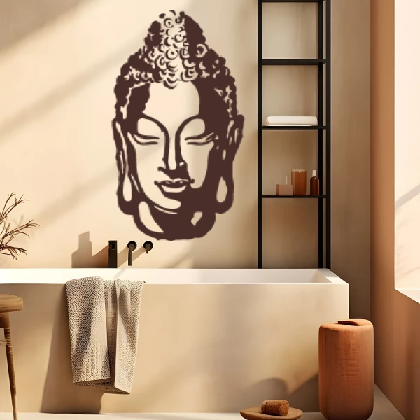 Sticker Bouddha Tête