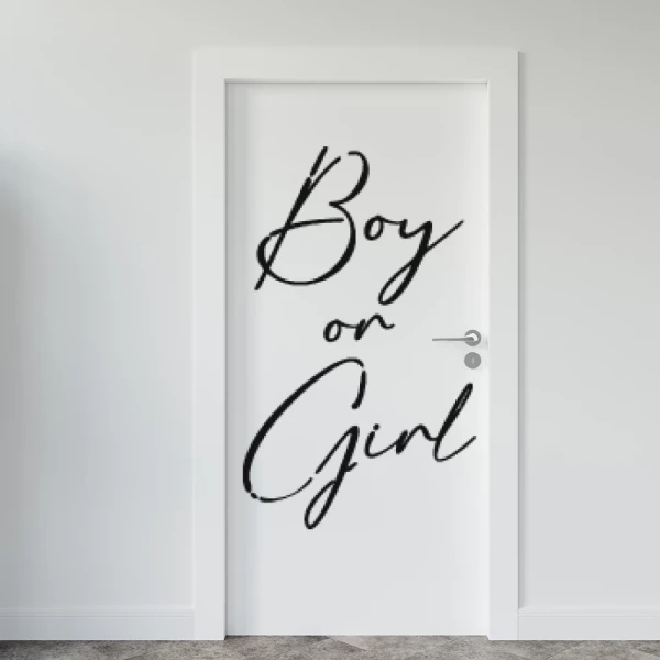 Sticker Boy or Girl