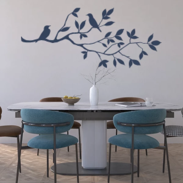 Sticker Branche et Oiseaux 01