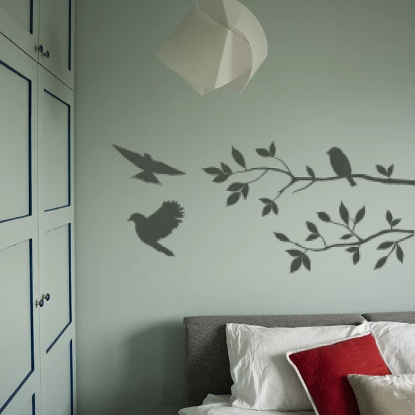 Sticker Branche et Oiseaux 02