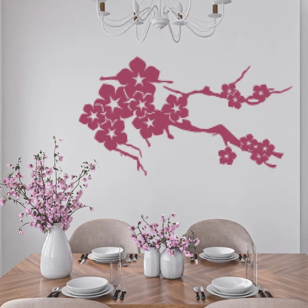 Sticker Branche fleurie