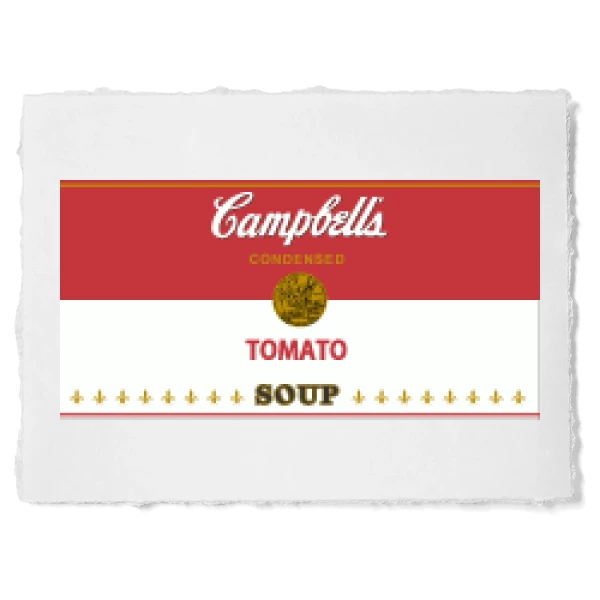 Sticker Campbells soup Imprimé