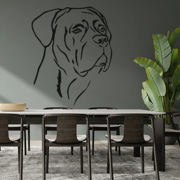 Sticker Cane Corso Tête