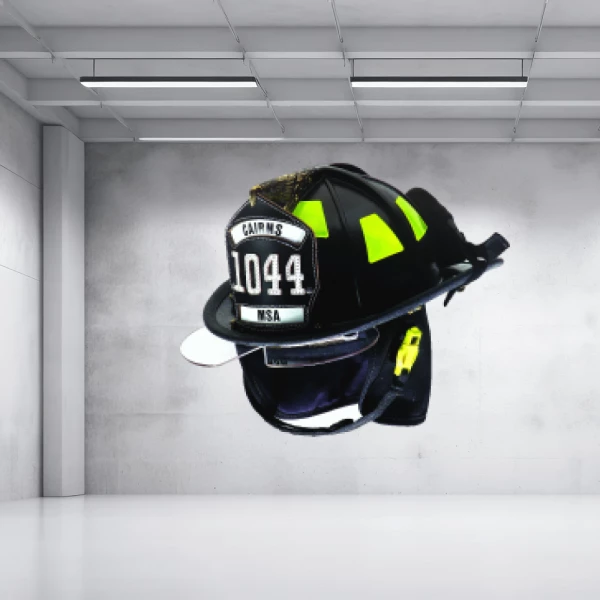 Sticker Casque de Pompier 1044 - Imprimé