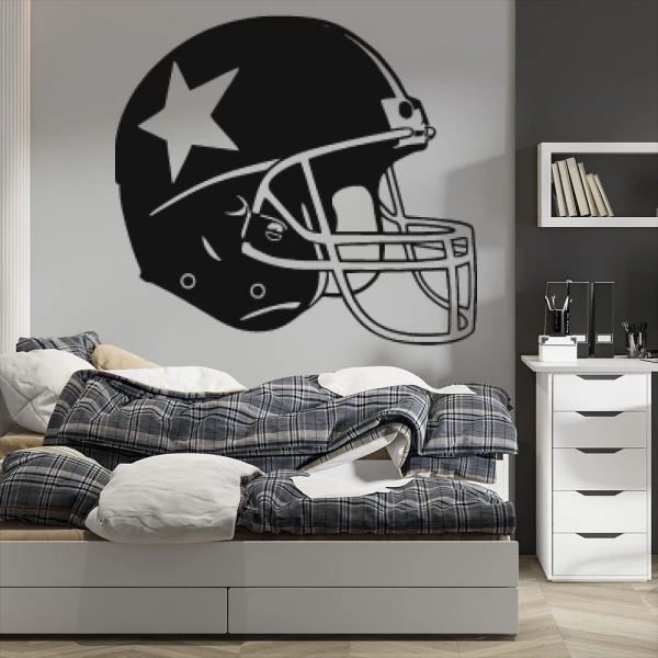 Sticker Casque Football US