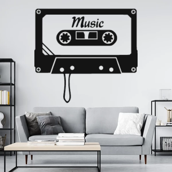 Sticker Cassette Audio