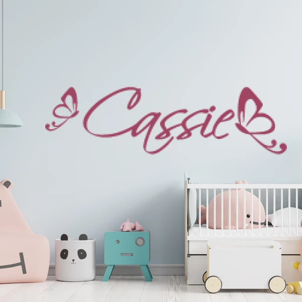 Sticker Cassie Papillons