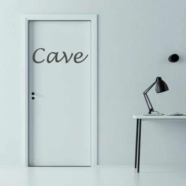 Sticker Cave Handwritten