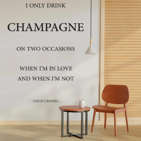 Sticker Champagne Coco