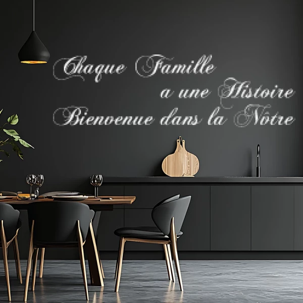 Sticker Chaque famille a une histoire...2