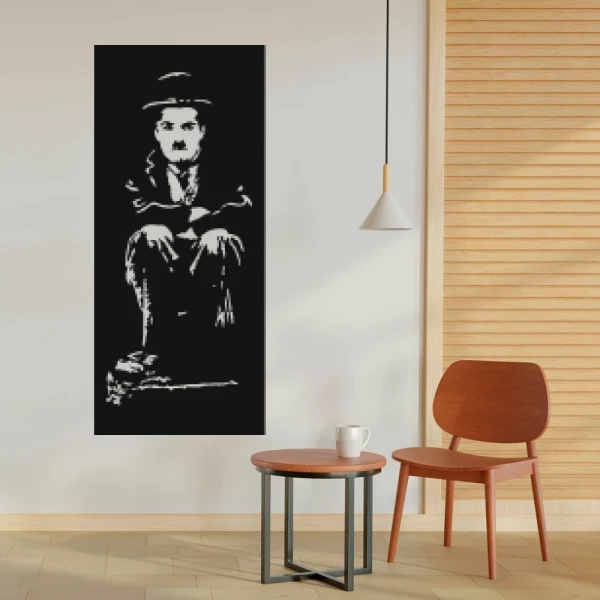 Sticker Charlie Chaplin Assis