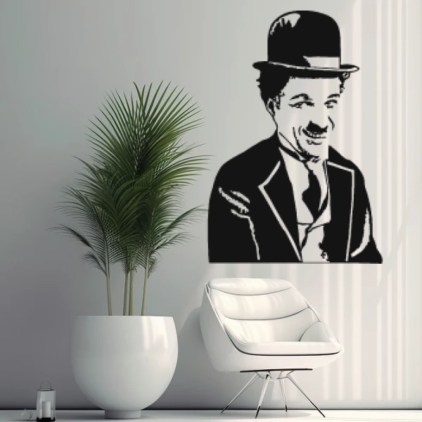 Sticker Charlie Chaplin