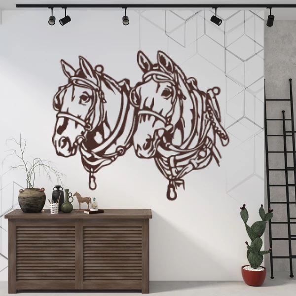 Sticker Chevaux de trait
