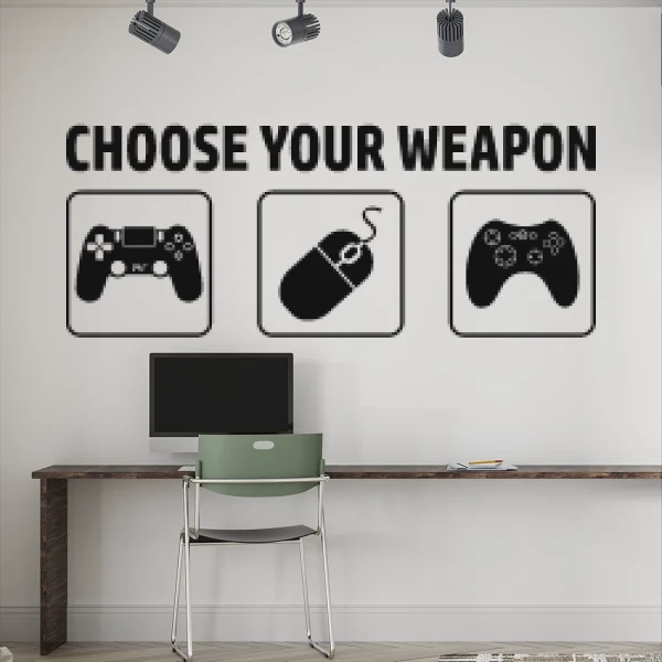 Sticker Choose your weapon 2