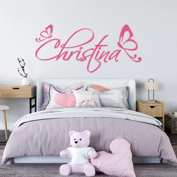 Sticker Christina Papillons
